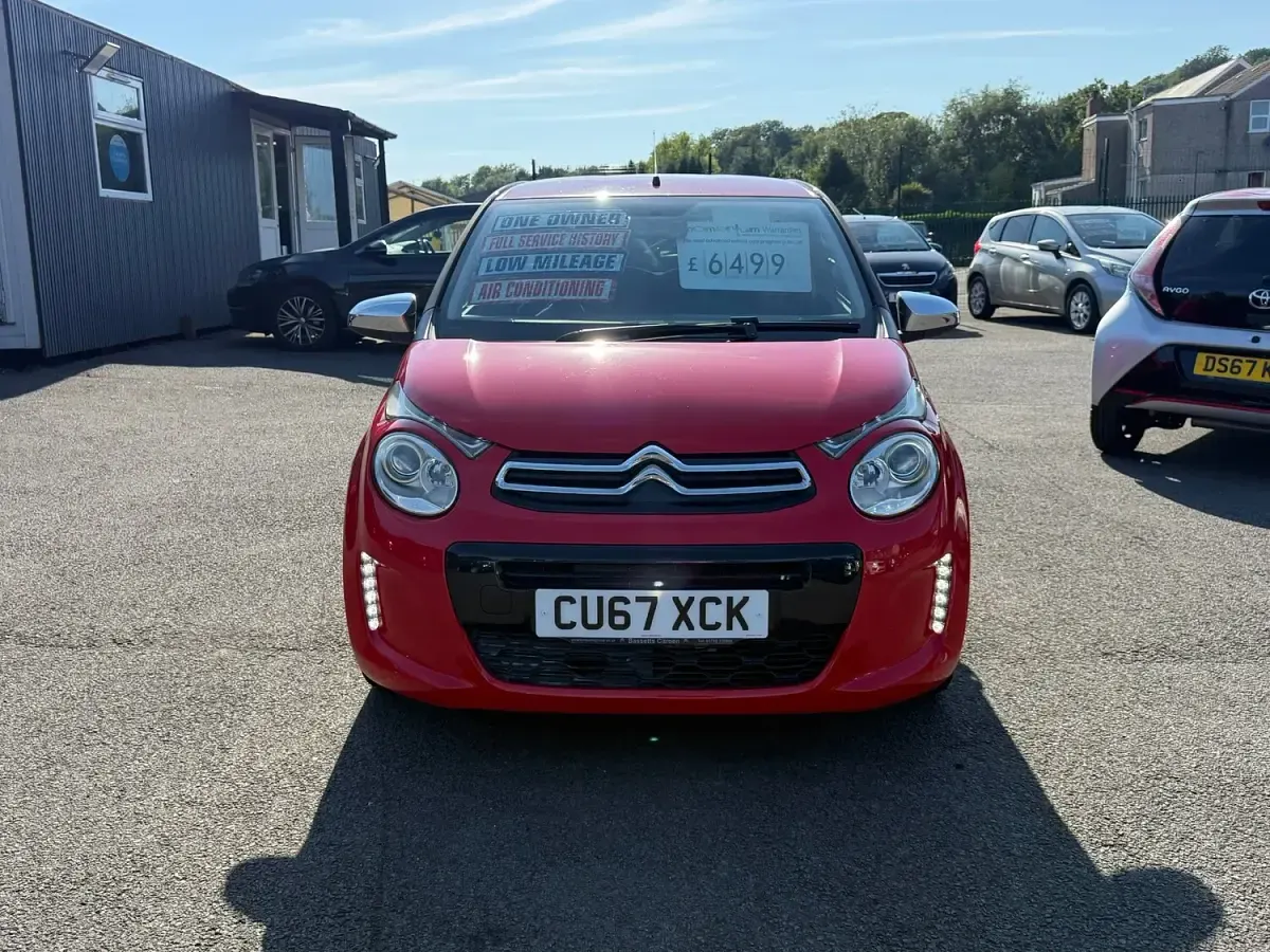 Used Citroën C1 Flair 82 HP (60 kW) 2017 Red Hatchback
