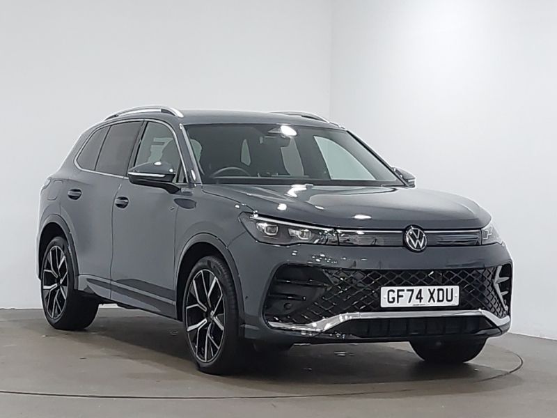 Grey Used 2024 VW Tiguan R-line SUV | £34,698 (Expensive) - Image 1/4
