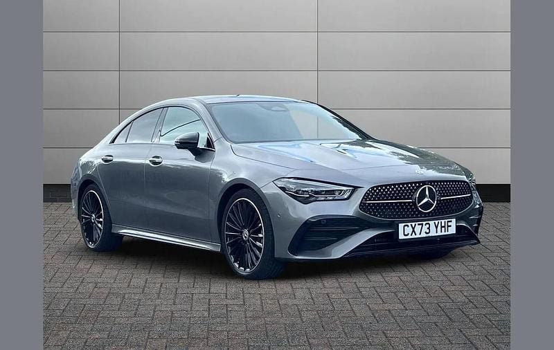 Grey Used 2023 Mercedes CLA200 AMG Line Premium Plus Coupe | £31,495 (Good price) - Image 1/4