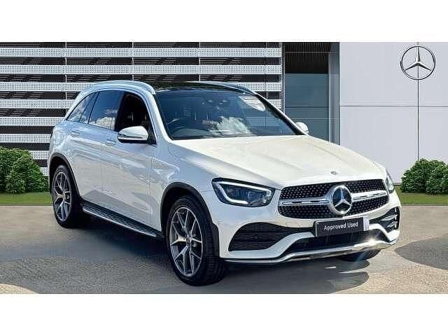 White Used 2020 Mercedes GLC300 AMG Line Premium SUV | £30,593 (Fair price) - Image 1/4