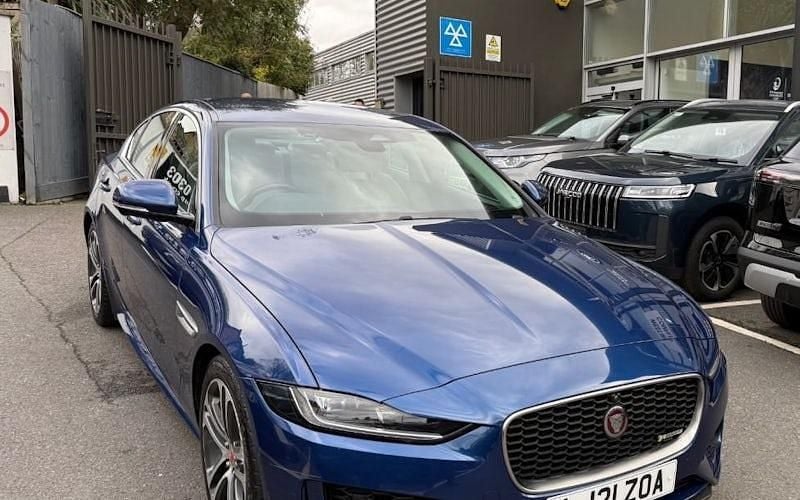 Blue Used 2021 Jaguar XE R-Dynamic Sedan | £23,195 (A bit pricey) - Image 1/4