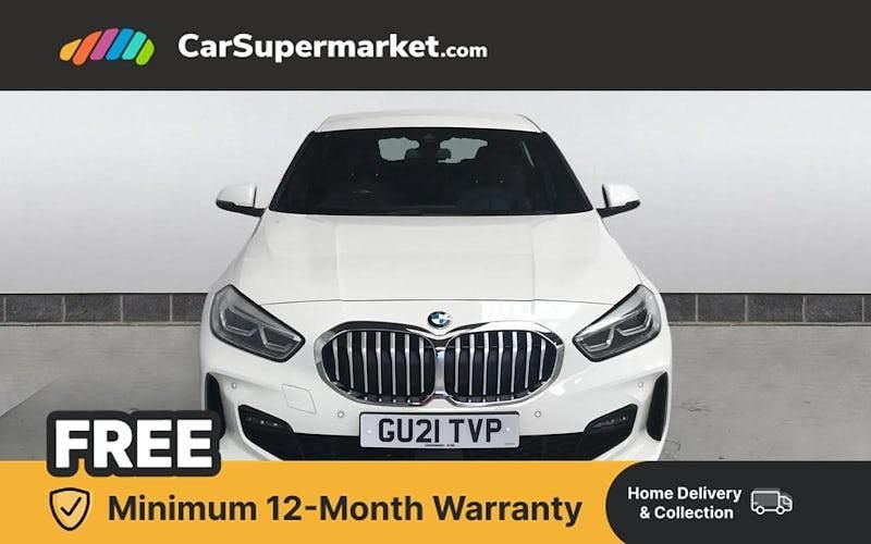 Used BMW 118 M Sport 136 HP (100 kW) 2021 White Hatchback