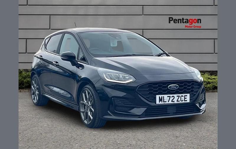 Used Ford Fiesta ST-Line 125 HP (91 kW) 2022 Black Hatchback