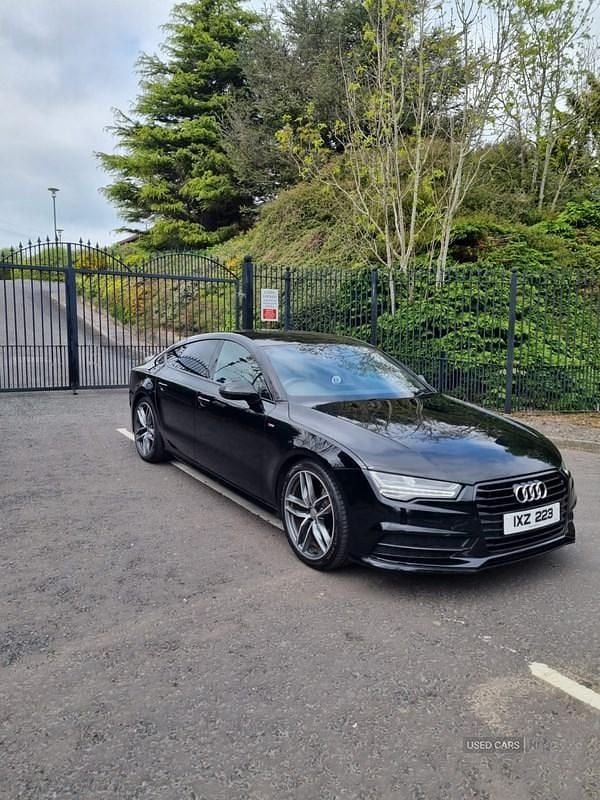Used Audi A7 S-Line 2018 Black Hatchback
