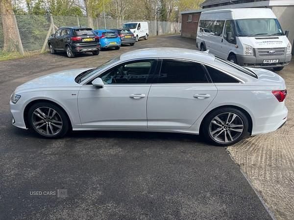 Used Audi A6 S-Line 204 HP (150 kW) 2023 White Sedan