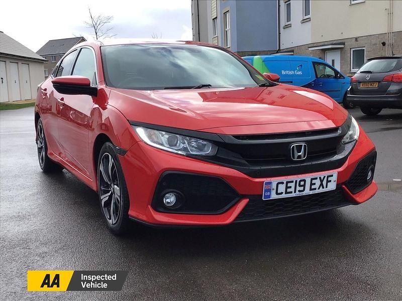 Used Honda Civic SR 120 HP (88 kW) 2019 Red Hatchback