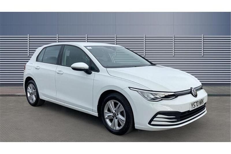 White Used 2020 VW Golf VIII Life Hatchback | £17,155 (Good price) - Image 1/4