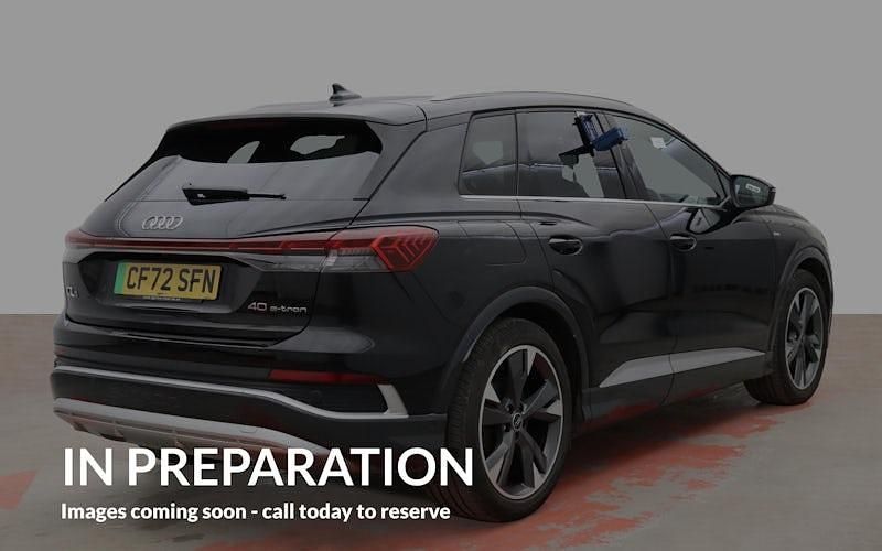 Used Audi Q4 e-tron S-Line 150 kW (204 HP) 2023 Black SUV