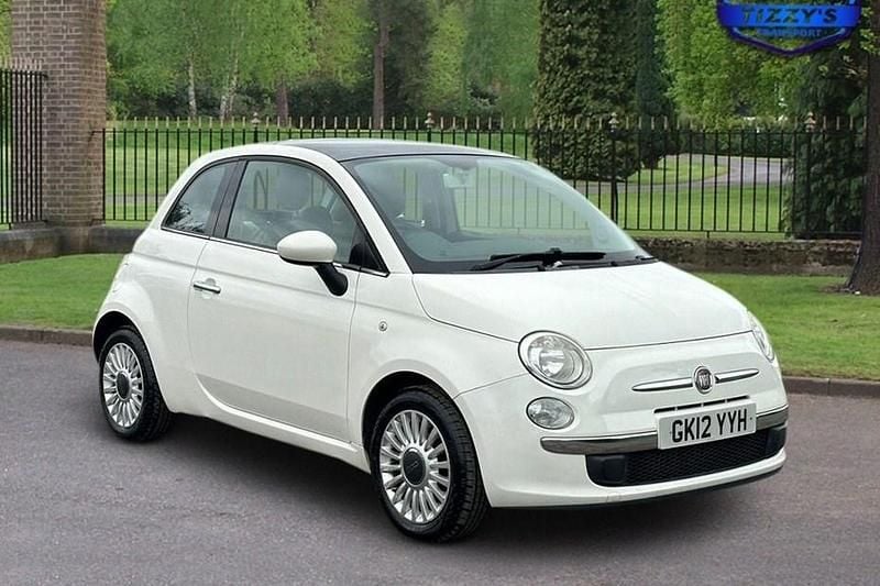 White Used 2012 Fiat 500 Lounge Hatchback | £2,295 (Fair price) - Image 1/1