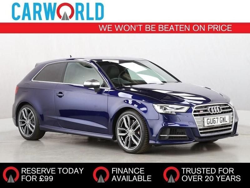 Blue Used 2017 Audi S3 Comfort Hatchback | £18,527 (Fair price) - Image 1/3