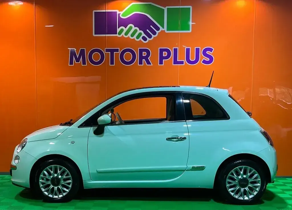 Used Fiat 500 Lounge 69 HP (50 kW) 2015 Green Hatchback