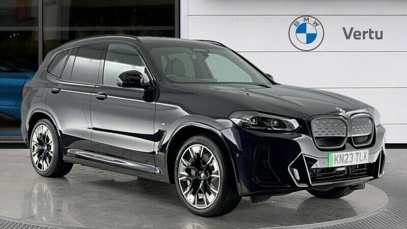 Black Used 2023 BMW iX3 M Sport SUV | £37,958 (Fair price) - Image 1/4