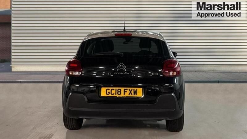 Black Used 2018 Citroën C3 PureTech Hatchback | £7,995 (Fair price) - Image 1/4