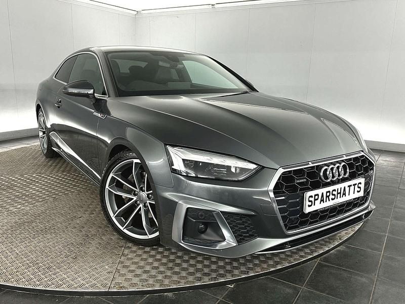 Used Audi A5 S-Line 190 HP (139 kW) 2021 Grey Coupe