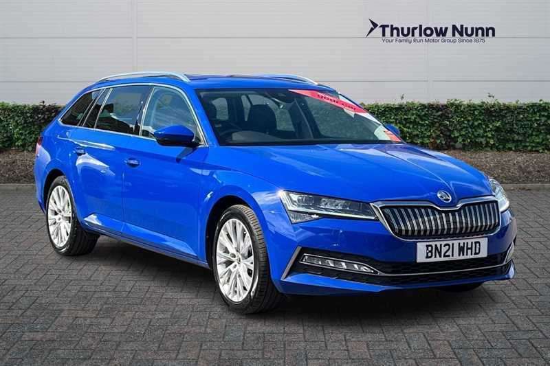 Blue Used 2021 Skoda Superb SE L Estate | £15,999 (Fair price) - Image 1/4
