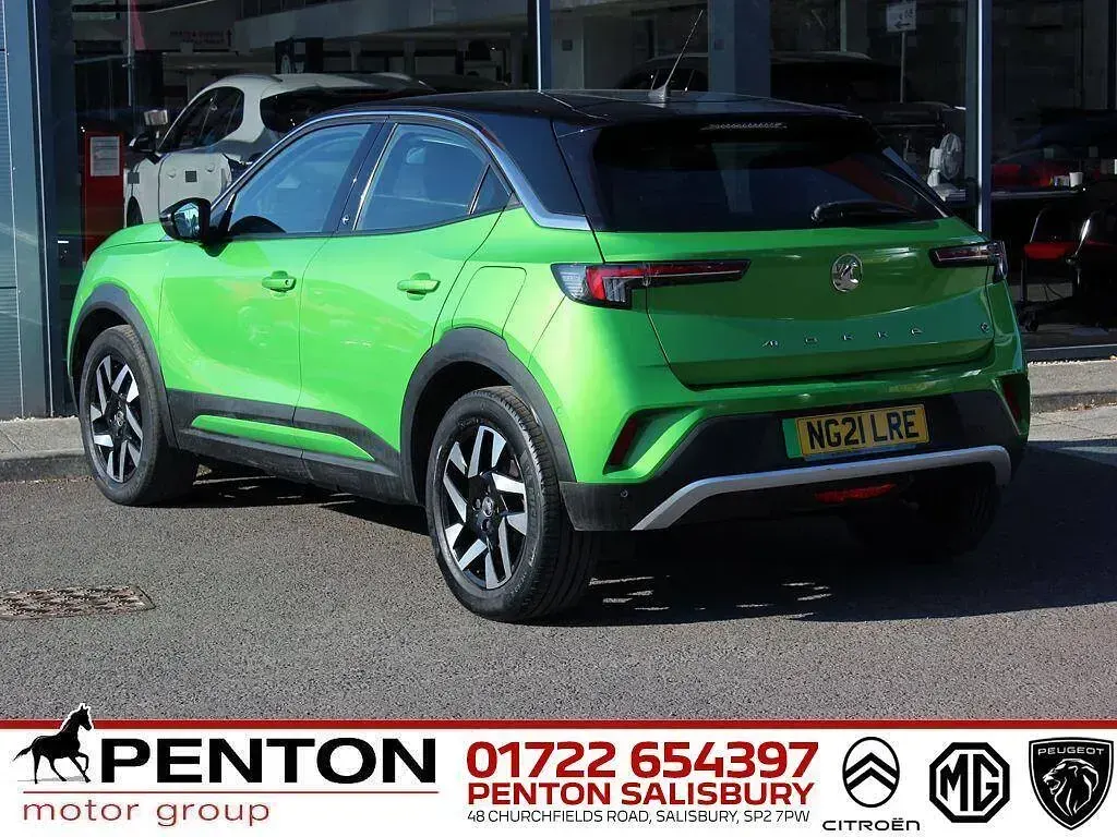 Used Vauxhall Mokka Elite 100 kW (136 HP) 2021 Green SUV