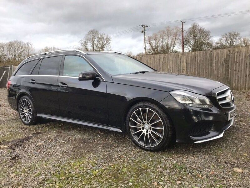 Black Used 2015 Mercedes E350 AMG Line Premium Estate | £7,950 (Super price) - Image 1/4