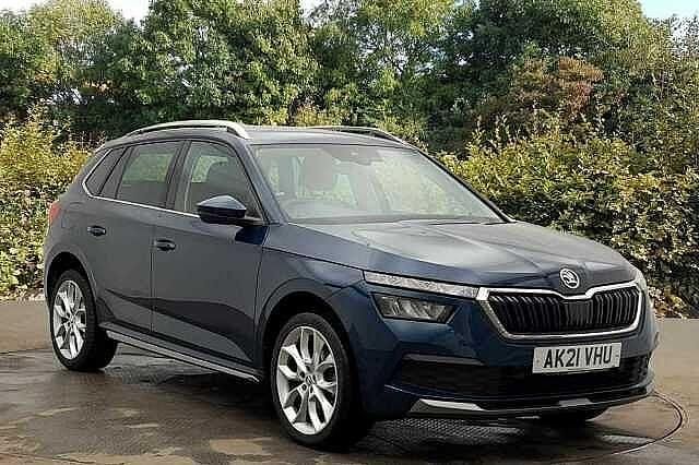 Petrol blue metallic Used 2021 Skoda Kamiq SE L SUV | £14,990 (Fair price) - Image 1/4