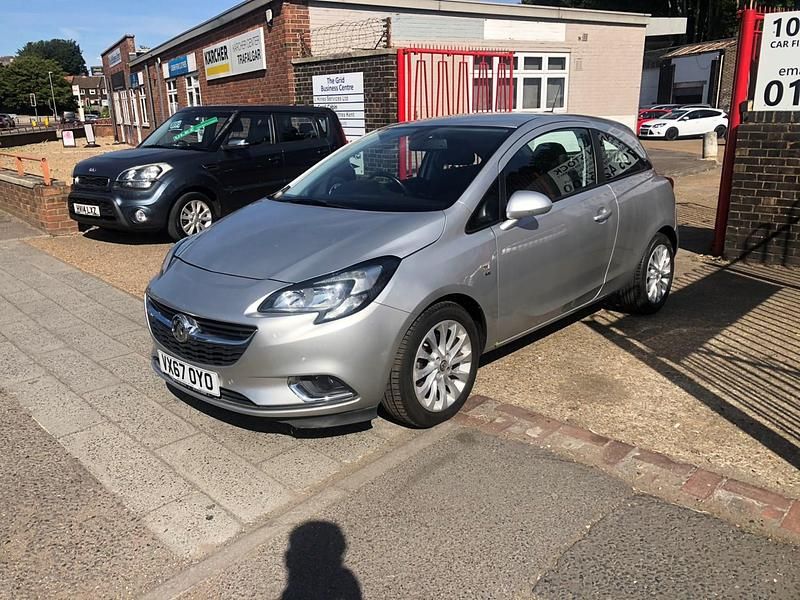 Begagnad Vauxhall Corsa S 95 HK (69 kW) 2017 Silver Halvkombi
