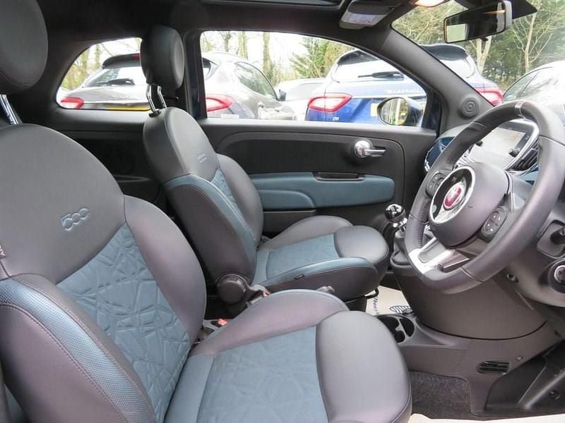 Used Fiat 500 Launch Edition 70 HP (51 kW) 2020 Blue Hatchback