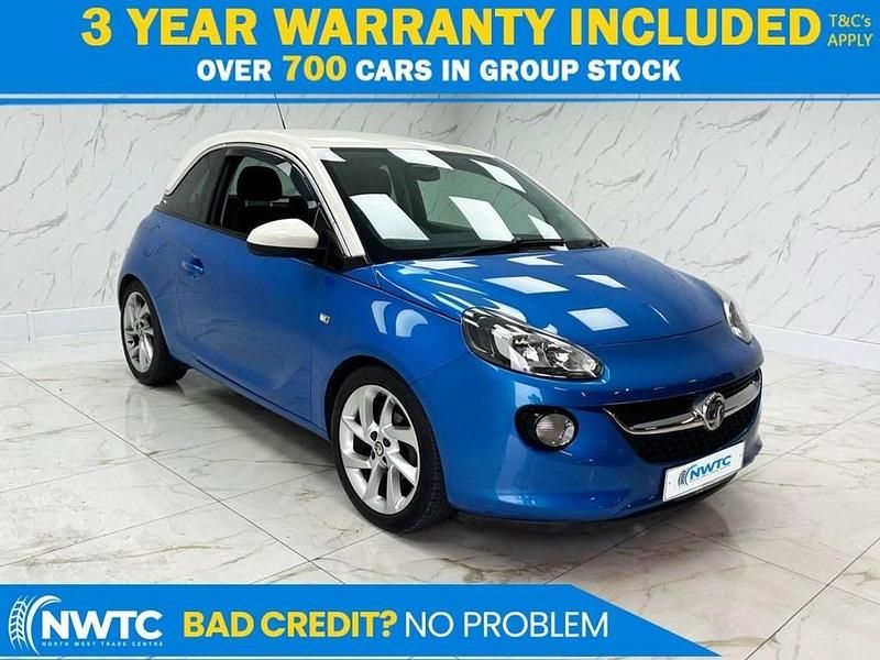 Used Vauxhall Adam Slam 100 HP (73 kW) 2016 Blue Hatchback