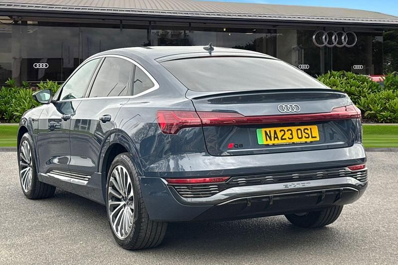 Used Audi e-tron Sportback S-Line 114 kW (155 HP) 2023 Blue SUV