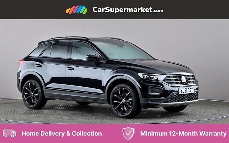 Black Used 2021 VW T-Roc Black Edition SUV | £20,697 (Fair price) - Image 1/4