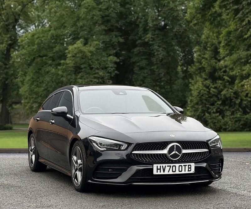 Black Used 2020 Mercedes CLA200 Shooting Brake AMG line Estate | £17,495 (Fair price) - Image 1/4