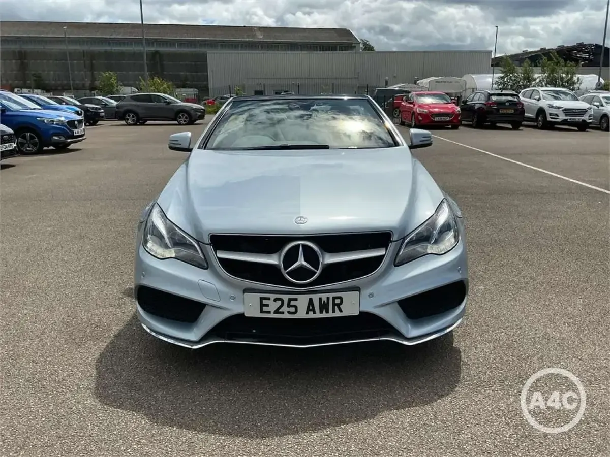Used Mercedes E250 AMG 204 HP (150 kW) 2014 Silver Cabriolet