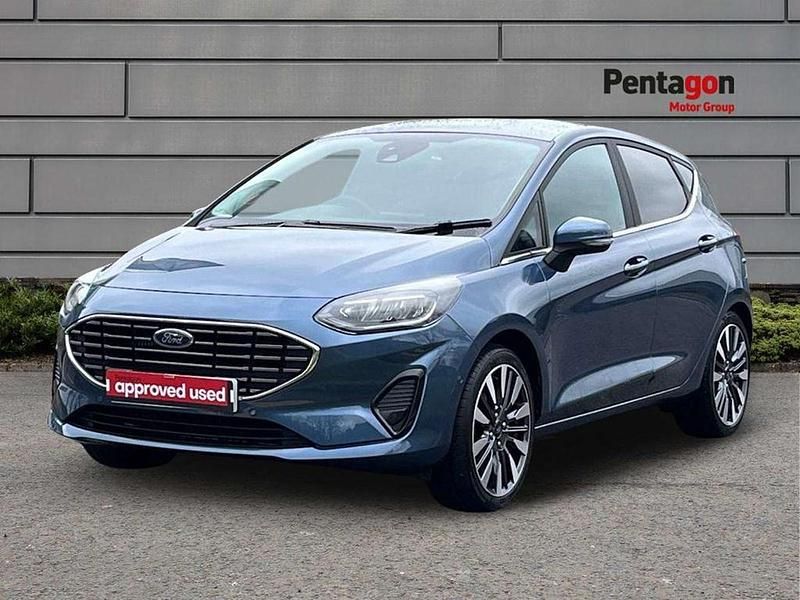 Used Ford Fiesta Titanium X 99 HP (72 kW) 2023 Blue Hatchback