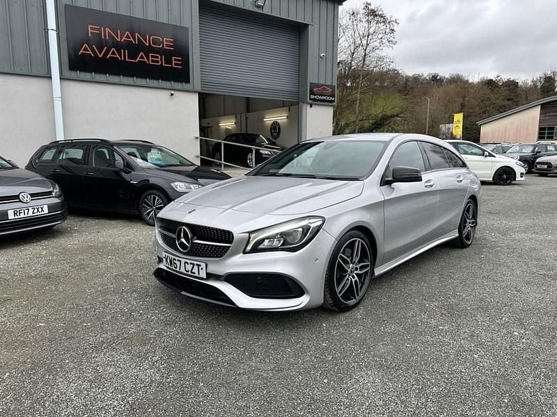 Used Mercedes CLA220 Shooting Brake AMG line 177 HP (130 kW) 2018 Silver Estate