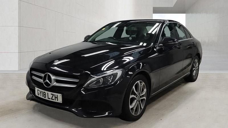 Used Mercedes C200 136 HP (100 kW) 2018 Black Sedan