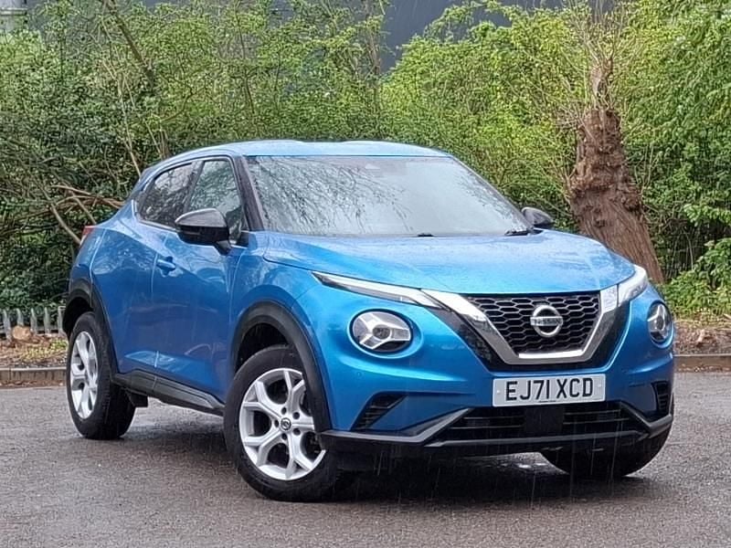 Used Nissan Juke N-Connecta 114 HP (83 kW) 2021 Blue SUV