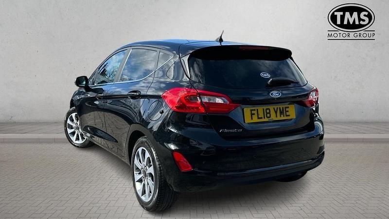 Used Ford Fiesta Titanium 125 HP (91 kW) 2018 Black Hatchback