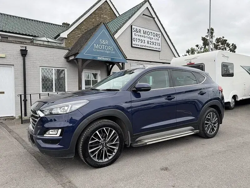 Used Hyundai Tucson Premium 136 HP (100 kW) 2019 Stellar blue SUV