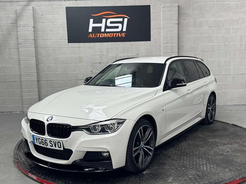 White Used 2016 BMW 320 M Sport Estate | £10,495 (Expensive) - Image 1/4