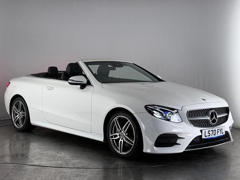 Used Mercedes E220 AMG Line Premium 194 HP (142 kW) 2020 White Cabriolet