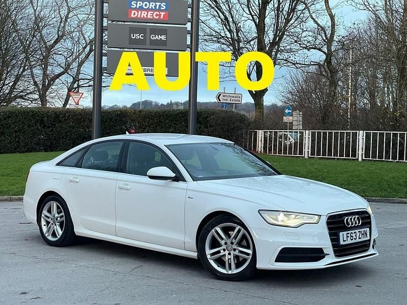 Used Audi A6 S-Line 2013 White Sedan