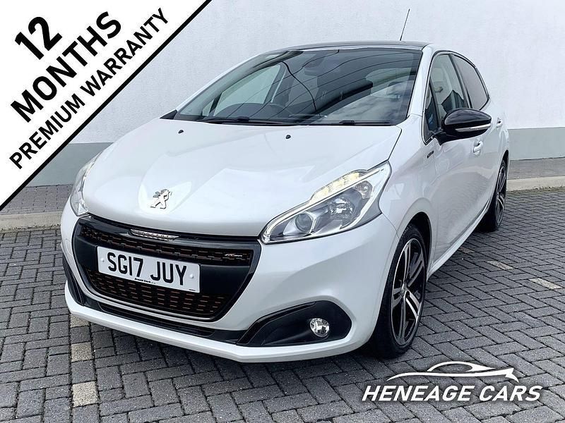 White Used 2017 Peugeot 208 GT-line Hatchback | £6,500 (Fair price) - Image 1/4