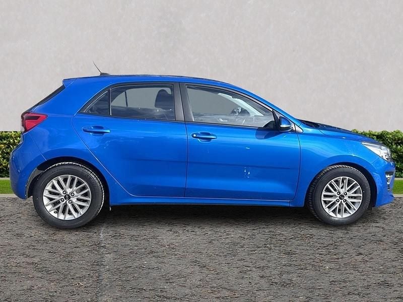 Used Kia Rio 2021 Blue Hatchback