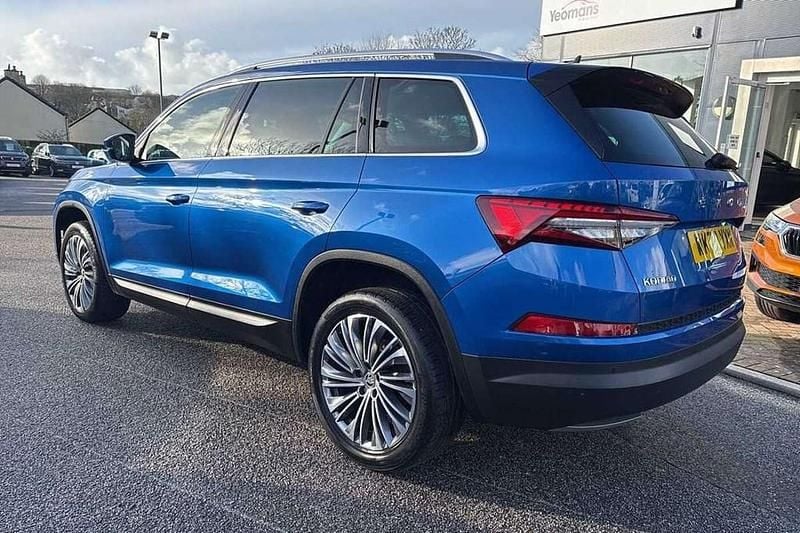 Used Skoda Kodiaq SE L Executive 196 HP (144 kW) 2023 Race blue metallic SUV