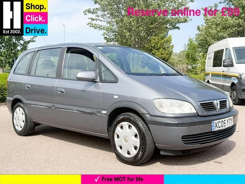 Grey Used 2005 Vauxhall Zafira Design Edition MPV | £1,320 (Fair price) - Image 1/3