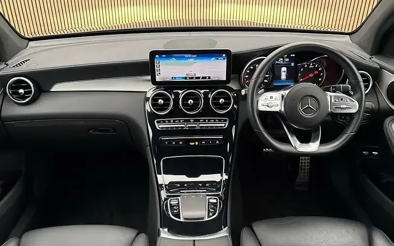 Used Mercedes GLC300 AMG line 320 HP (235 kW) 2022 Black SUV