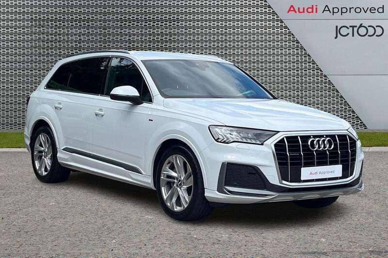White Used 2020 Audi Q7 S-Line SUV | £34,988 (Fair price) - Image 1/4
