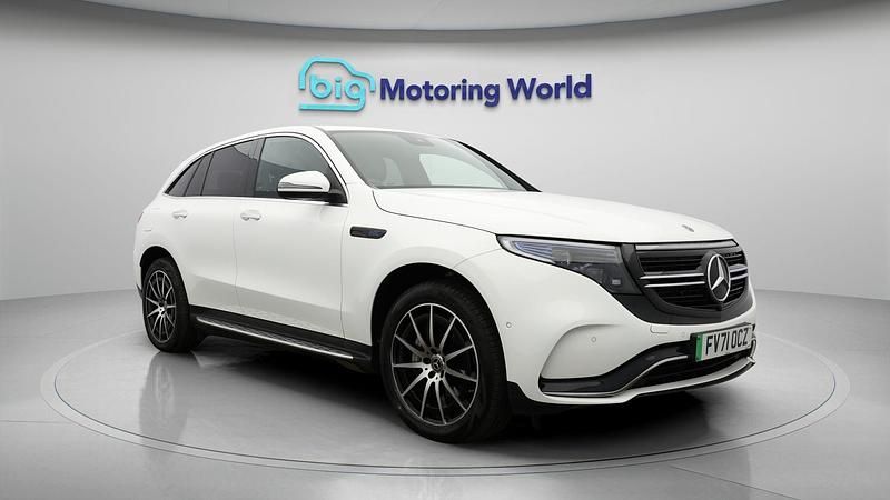 Used Mercedes EQC400 AMG line 300 kW (408 HP) 2021 White SUV