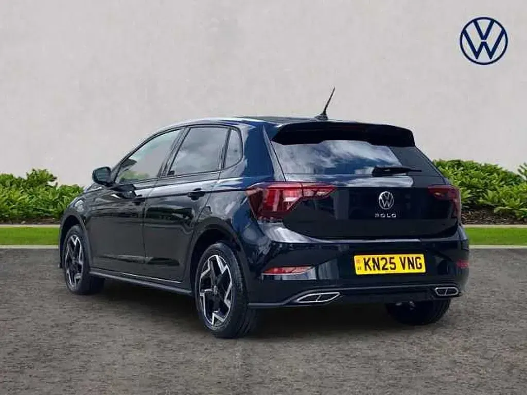 Used VW Polo R-line 115 HP (84 kW) 2025 Black Hatchback
