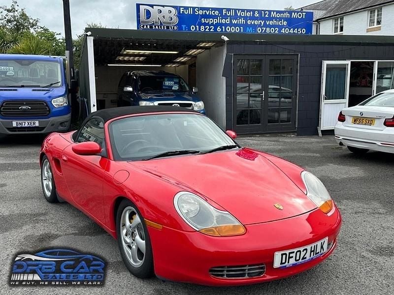 Red Used 2002 Porsche 986 Boxster Cabriolet | £7,999 - Image 1/4