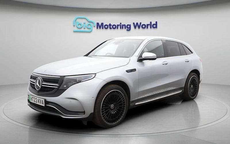 Used Mercedes EQC400 AMG line 300 kW (408 HP) 2023 Silver SUV
