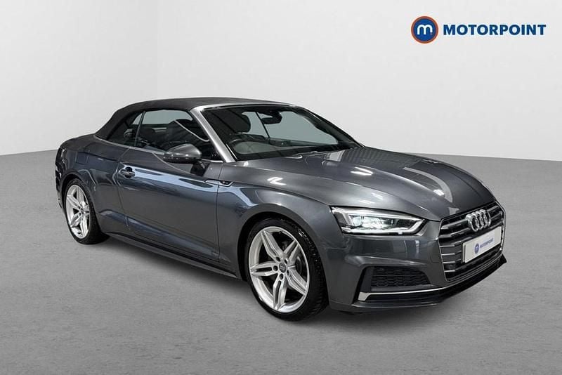 Used Audi A5 Cabriolet S-Line 190 HP (139 kW) 2019 Grey Cabriolet