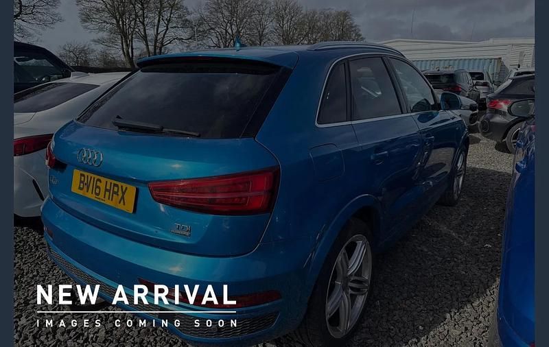 Used Audi Q3 S-line plus 180 HP (132 kW) 2016 Blue SUV